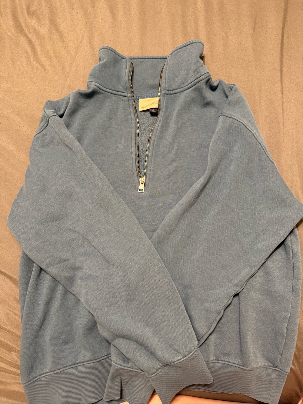 Universal Thread Men's Half-Zip Pullover - Slate Blue